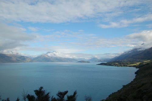 mountains lake new zealand