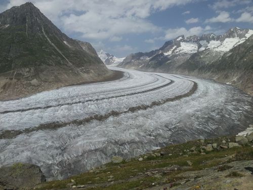 mountains glacier alps