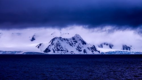 mountains snow winter