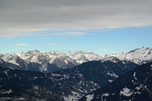mountains alpine winter