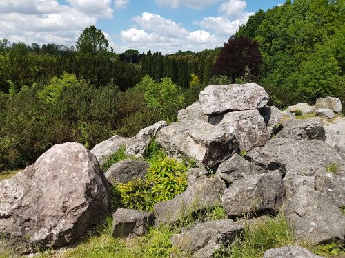 mountains the stones landscape