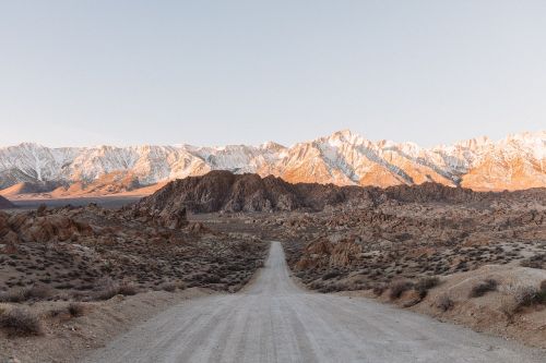 mountains way nature