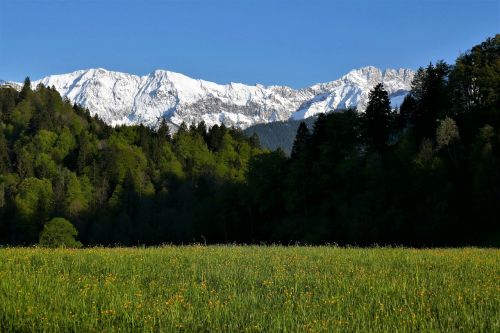 mountains alpine karwendel