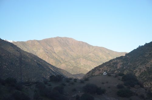 mountains sky landscape