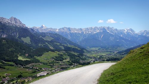 mountains austria alpine