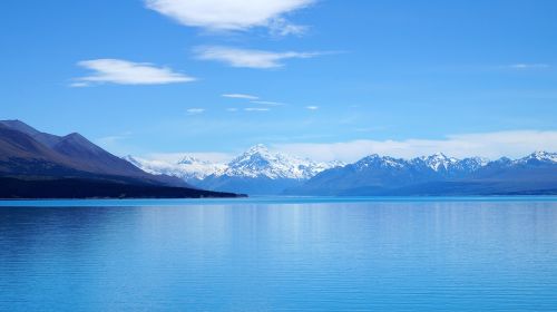 mountains snow new zealand