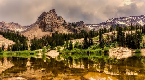 mountains panorama landscape