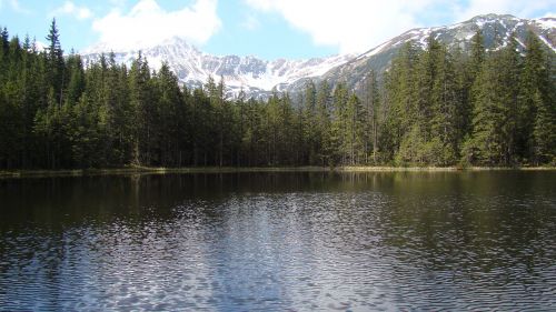 mountains lake tatry
