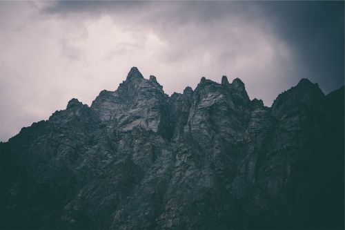 mountains cliffs rocks