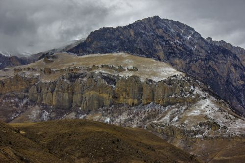 mountains snow winter