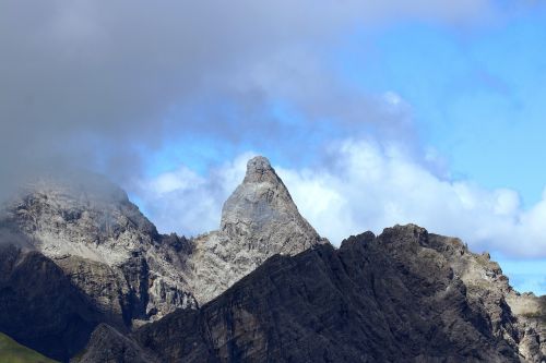 mountains summit alpine