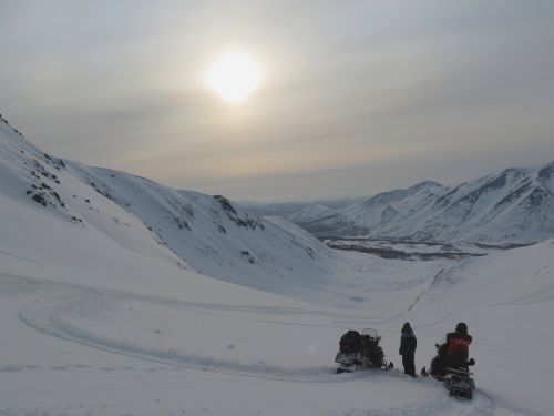 mountains ridge slopes