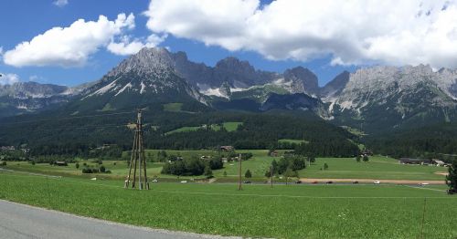 mountains austria landscape