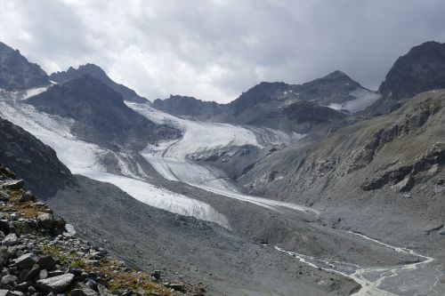 mountains glacier alpine