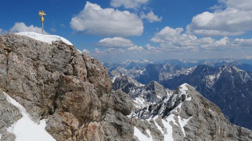 mountains zugspitze summit