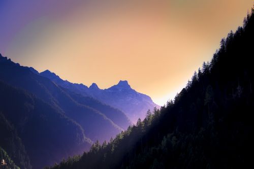 mountains nature landscape