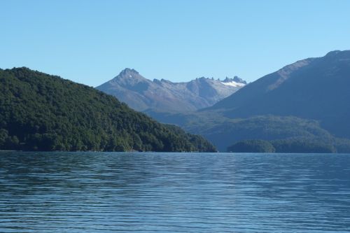 mountains lake nature