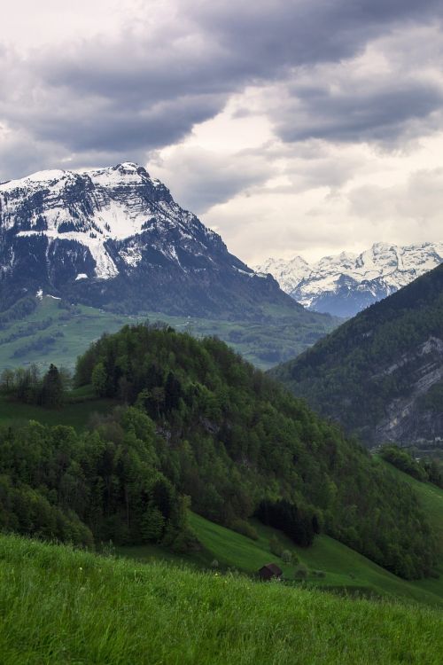 mountains alpine landscape