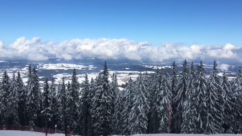 mountains winter snow