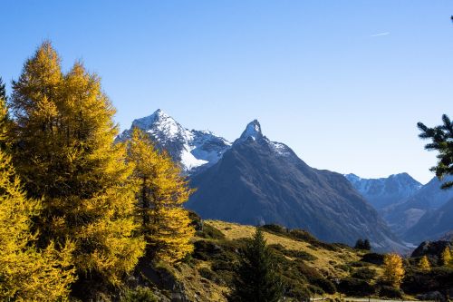 mountains autumn alpine