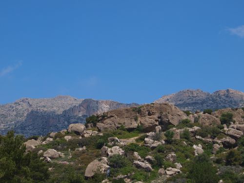 mountains crete landscape