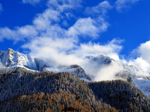 mountains alpine nature