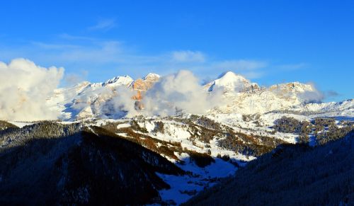 mountains alpine nature