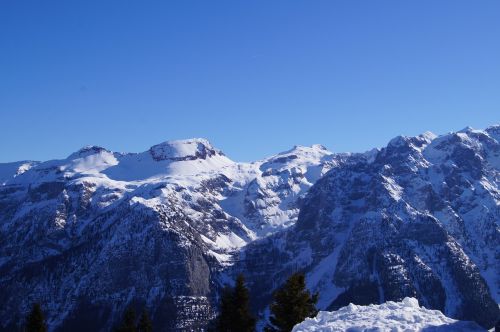 mountains winter italy