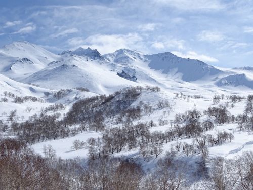 mountains ridge valley