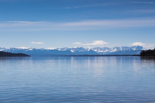 mountains  lake  landscape