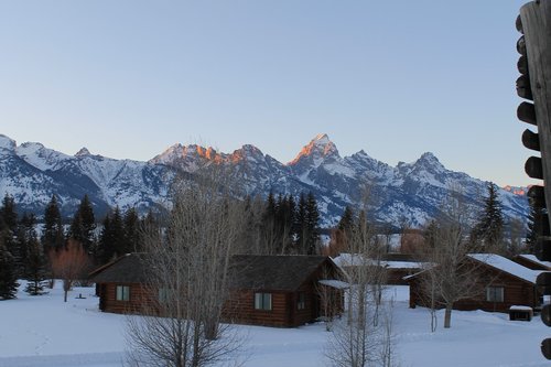 mountains  winter  landscape