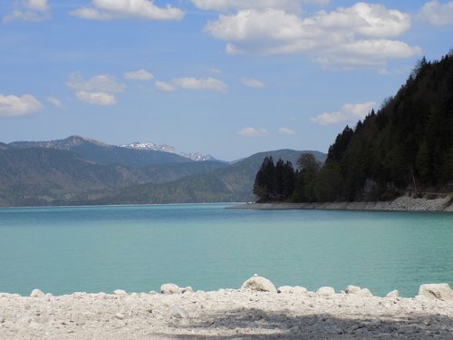 mountains  lake  landscape