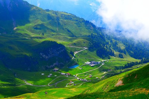 mountains  alpine  landscape