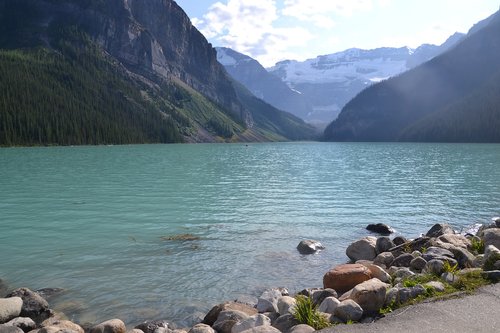 mountains  lake  landscape