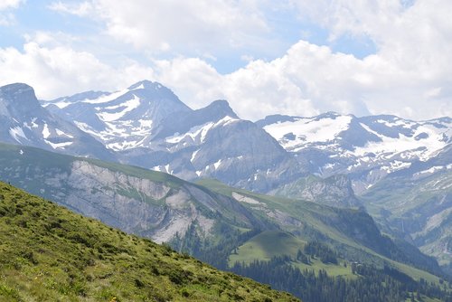 mountains  panorama  landscape