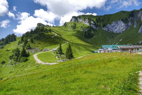 mountains  nature  landscape