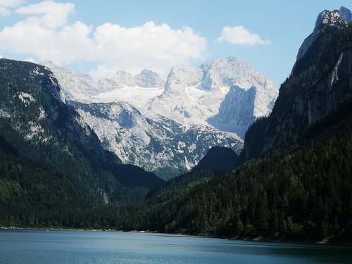 mountains  lake  landscape