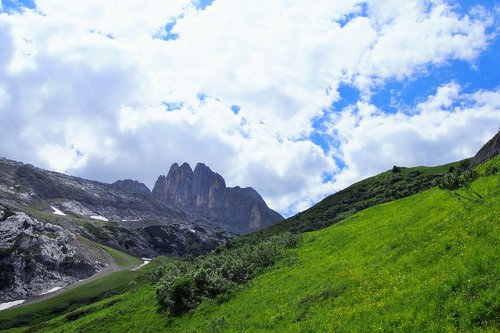 mountains  nature  dolomites