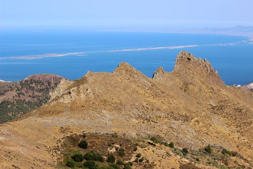 mountains  sea  nature