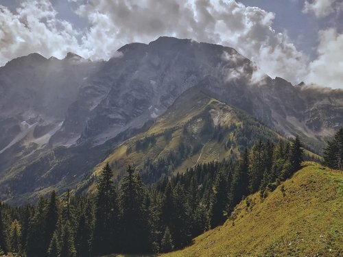 mountains  view  nature