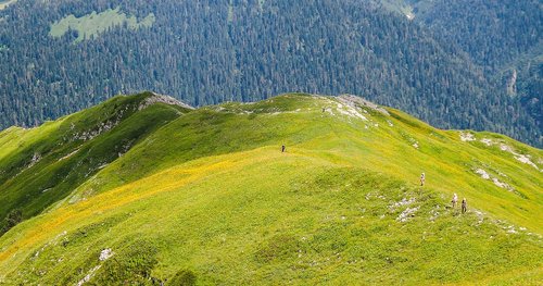 mountains  abkhazia  ritsa