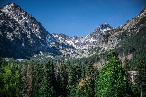 mountains  panorama  landscape