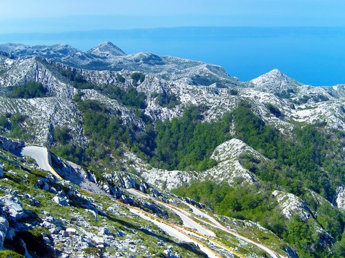 mountains  serpentine  landscape