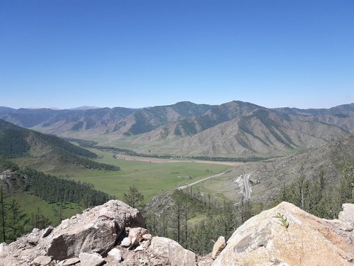 mountains  sky  landscape