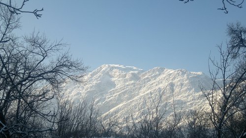 mountains  winter  snow