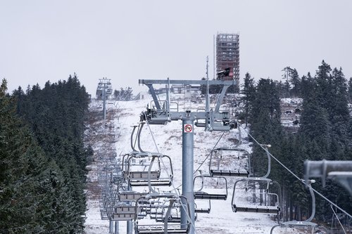 mountains  view  skiing