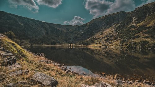 mountains  lake  landscape