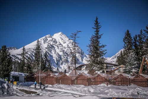 mountains  winter  snow