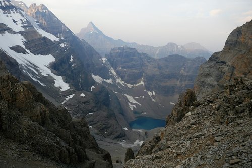 mountains  lake  nature