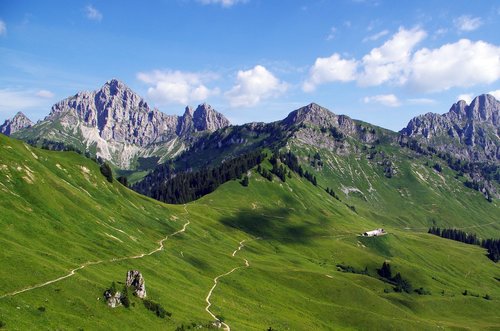 mountains  panorama  alpine